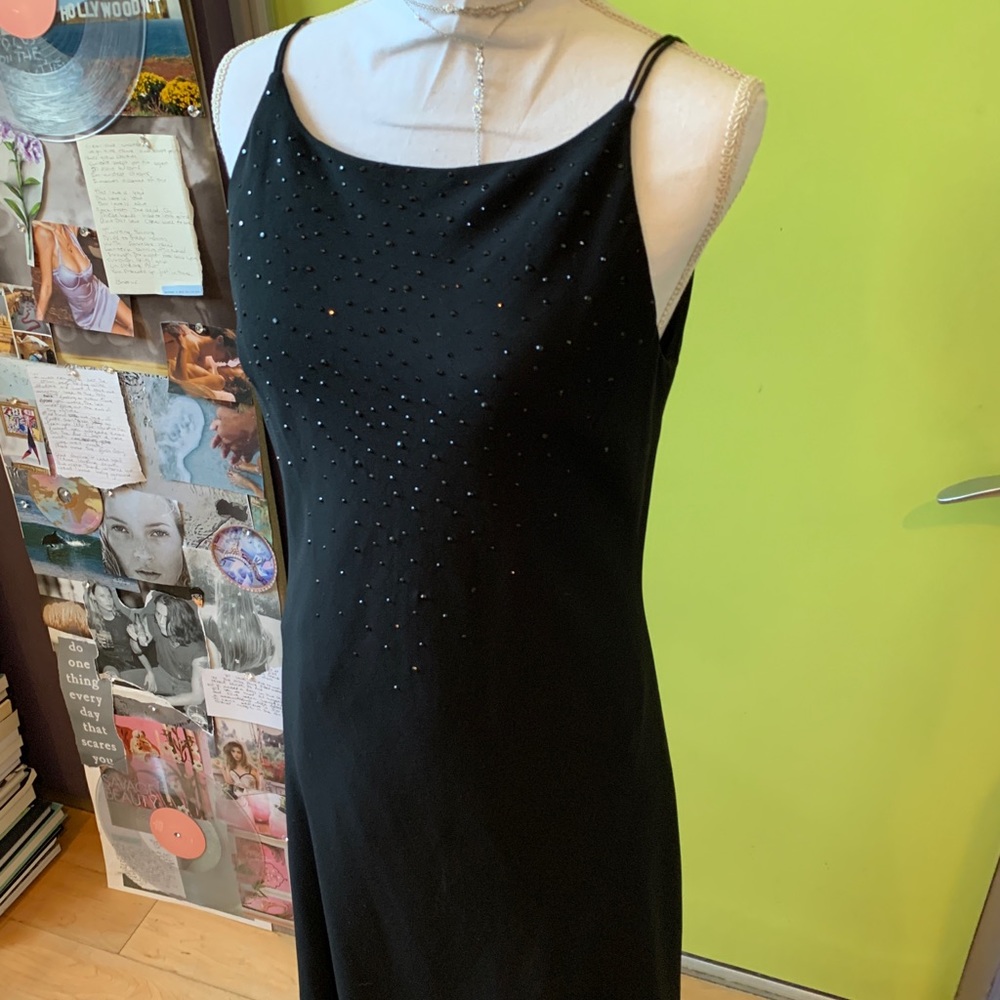 Black cocktail dress